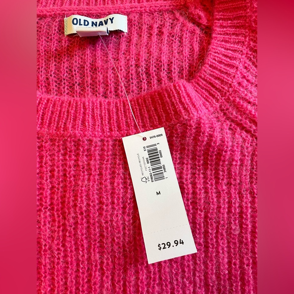 Old Navy Pink Crew Neck Sweater